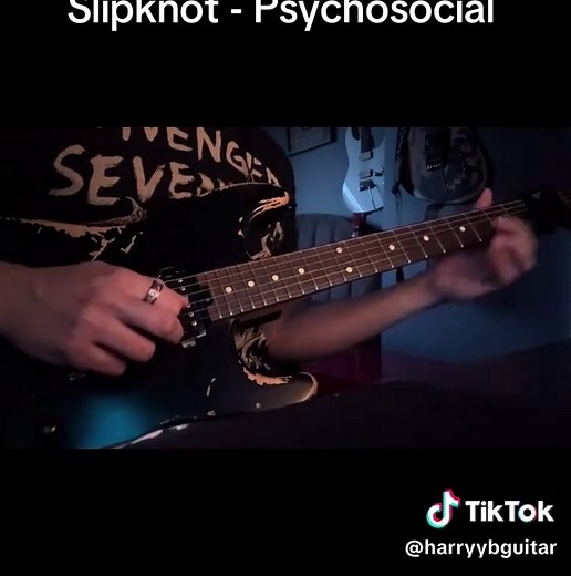 Slipknot - Psychosocial Solo Tutorial in E Standard Tuning