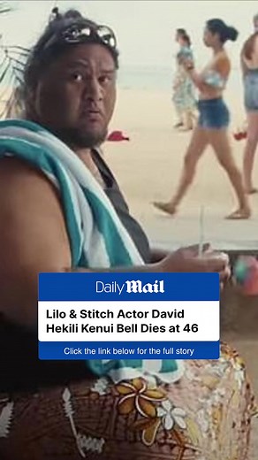 Disney star David Hekili Kenui Bell has died aged 46, less than a month after appearing in Disney’s live-action Lilo & Stitch. His sister confirmed the tragic news in a Facebook post, calling it a loss shared with a ‘heavy heart’. Bell died on June 12, with a coroner’s inquest and autopsy underway. No foul play is suspected. His rep told TMZ the news was ‘heartbreaking’, describing Bell as a ‘gentle giant’ who embodied the spirit of aloha. DailyMail.com has reached out to representatives for Dav