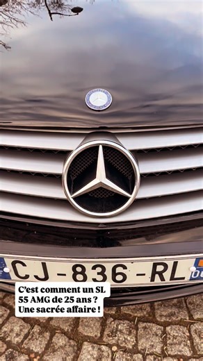Cedric Freour on Instagram: "C’est un monument automobile des années 2000 ! Un monument en péril ? Au contraire, il reste flamboyant et suscite toujours autant l’émerveillement ! Mais, allez savoir pourquoi, sa valeur a décru de 75% ! Concrètement un superbe SL 55 AMG tel que celui de Bertrand vous demandera 25 000 euros et encore… Bref, pas de quoi se priver. Et vive cette formidable Mercedes à prix discount. Par ici la balade >>>⭐️https://youtu.be/ljt-ZT68vnw?si=FsaS-JmdP4RplbWV🌟