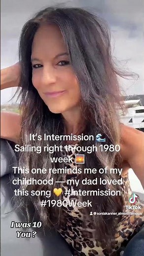 Intermission vibes 🌊 Christopher Cross “Sailing” — smooth seas, and childhood memories 💛 #1980