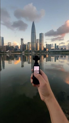 壮大なサンセットのリフレクションを撮りたいなら、スピンショットを追加するだけ！🌅🪄