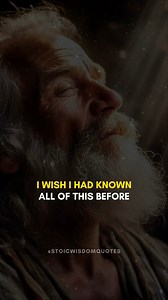 7.8K views · 122 reactions | 3 Life Lessons I've Learned too Late #mustwatch #stoicism | Stoic Wisdom Quotes | Facebook