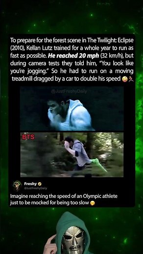 Superhuman speed trick in Twilight Eclipse (2010)