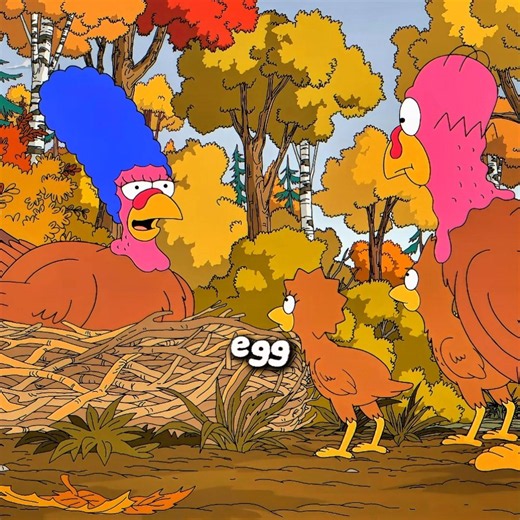 Homer's family becomes chicken.. # #viral #shorts