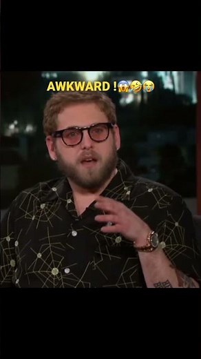 JONAH HILL INTERVIEW GONE WRONG ?!?!😱🤣😭 #jonahhill #youpeople #jimmykimmel #shorts