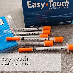 Watch Easy Touch Insulin Syringes that are easy to use  on Amazon Live