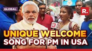 9.3K views · 257 reactions | Indian-American Woman Sings Welcome Song For PM Modi Before His Much Awaited USA Visit #PMModi #IndiaAmerica #USA | Republic | Facebook