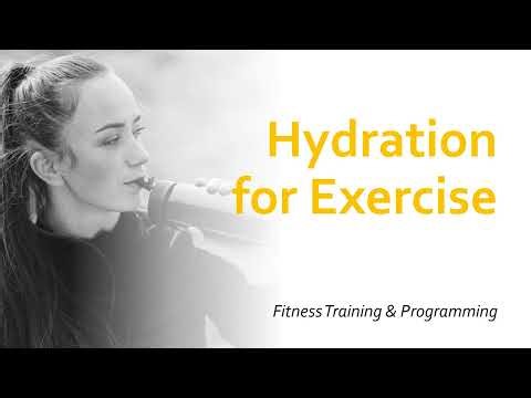 Hydration for Exercise | Fitness Training & Programming