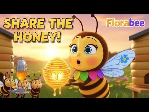 Honey Bee Heroes , Sharing Honey Saving Flowers , 3D Cartoon for Kids