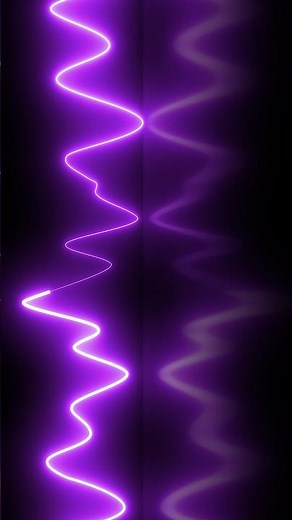 Frequency Style Waves Neon Line Loop Animation Background Live Wallpaper #motionmade