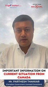 "Important Information about current Situation by our Director Mr. Parthesh Thakkar (Canadian Government Licensed Consultant) from Canada. #Part2 #CanadaNews #Canada 🇨🇦 #CanadaUpdates #CanadaImmigration #CanadaImmigrationNews #CanadaImmigrationServices #CanadaImmigrationConsultants #CanadaImmigrationVisa #CanadaImmigrationConsultant #CanadaImmigrationLawyer #CanadaImmigrationExperts #CanadaImmigrationUpdates #CanadaImmigrationPrograms #CanadaPRVisa #CanadaSpouseVisa" | Angel Edunext Pvt Ltd - 