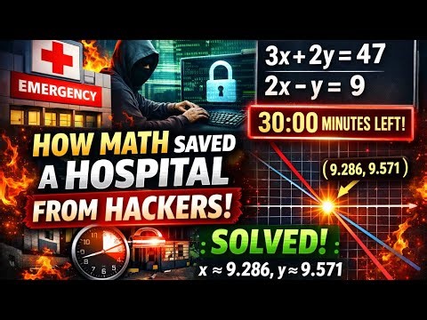 How Math Saved a Hospital From Hackers (Simultaneous Equations Explained)