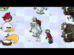 Angry Birds vs Zombies Invincible Edition! MIGHTY EAGLE BLASTING ALL ZOMBIES!