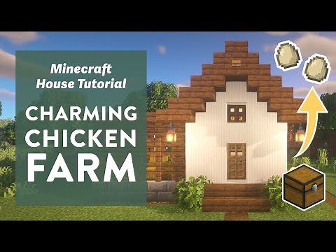 Minecraft: How to Build a Charming Chicken Coop Farm with Automatic Egg Collection