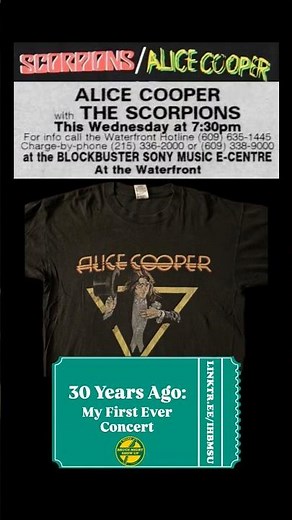 30 Years Apart - My 1st Concert (Alice Cooper) and My Kids' 1st Concert (311 & Dirty Heads)
