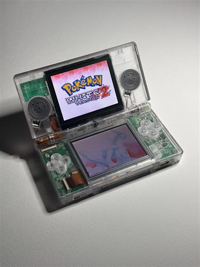 Clear Transparent Shell Refurbished Nintendo DS Lite Console   Charger - Etsy