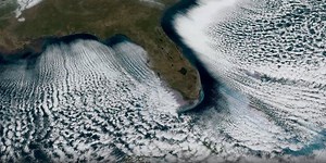 Mesmerizing satellite footage shows cloud streets from last weekend’s Arctic blast