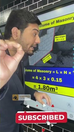 Cement Mortar Quantity for Hollow Block Masonry#viralshorts