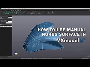 How to Use the Manual NURBS Surface Tool for Reverse Engineering in VXmodel