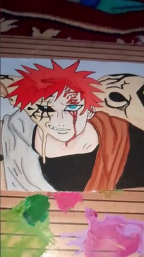 how to drawing gaara#anime #drawing #art #gaara#naruto #gaara hashtags second best character 🙏🙂‍↕️
