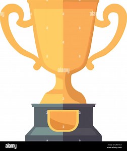First place achievement shiny gold trophy symbol Stock Vector Image & Art - Alamy