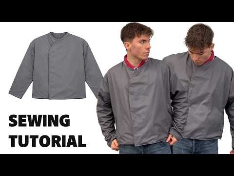 How to sew a Curve Jacket | Full Beginner Step-by-Step Jacket tutorial with pattern