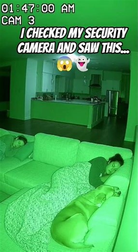 I Checked My Security Camera and Saw THIS... 😱👻 # usa # usa horror