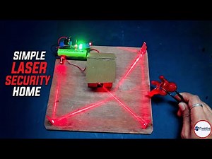How to Make Laser Security System for Home | DIY Laser Guided Alarm Project