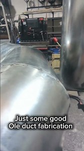 making both round and square duct #fabrication #millwright #welding #mechanical #sheetmetal