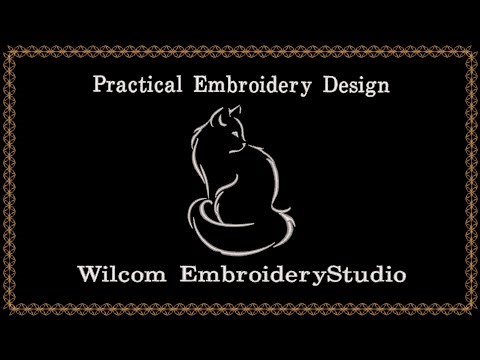 Practical lesson of computer machine embroidery Wilcom EmbroideryStudio