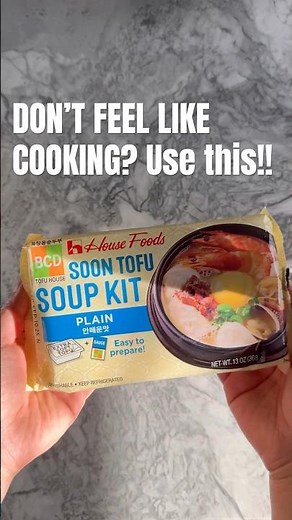 🍲 Korean Soon Tofu in 15 Minutes with BCD Tofu House Soup Kit Soondubu #koreanfood #shortsfood