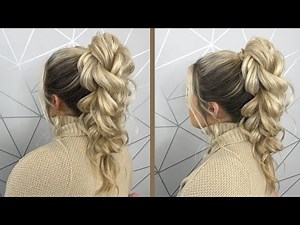 Beautiful Braided Ponytail style!