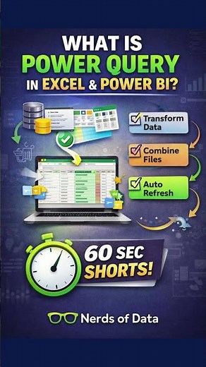 Power Query in Excel & Power BI | 60 Sec Explained