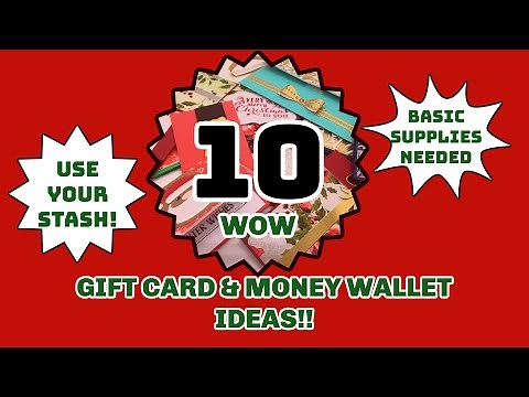 🎅10 Gift Card/Money Wallet POP UP'S & SLIDERS!🎄