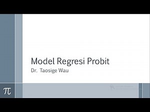MODEL REGRESI PROBIT | EKONOMETRIKA