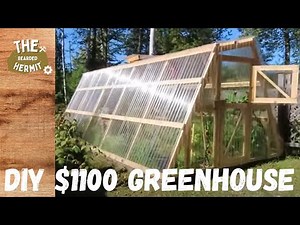 Unique DIY Greenhouse Build Start to Finish