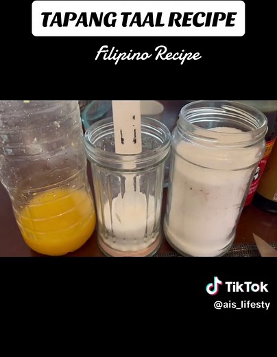 HOW TO MAKE TAPANG TAAL | SIMPLE RECIPE | #foryou #howto #tapangtaal #tapa #tocino #simplerecipe