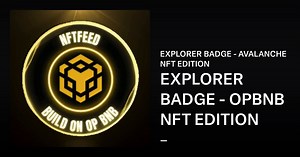 EXPLORER BADGE - OPBNB NFT EDITION - EXPLORER BADGE - AVALANCHE NFT EDITION | OpenSea