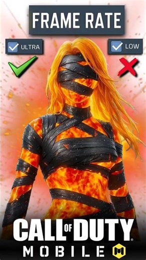 Best Frame Rate Settings in CODM BR ✅ CODM BR Pro Settings🔥💀 #shorts #trending #codm #codmobile