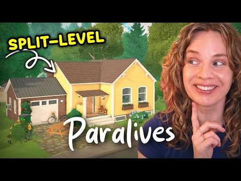 This is how I built a SPLIT-LEVEL house in Paralives