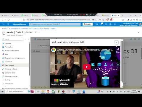 Azure Cosmos DB Training with Quick Start Setup