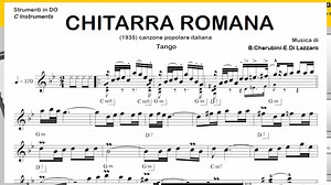 https://www.basiaudiofisarmonica.it/en/product/chitarra-romana-tango/ Playalong Backing Track Sheet Music C B♭ E♭ & Lyrics for Accordion, Wind Instruments, Singers and all instruments on the link above-CHITARRA ROMANA (ROMAN GUITAR) tango | Accordion Backing Tracks