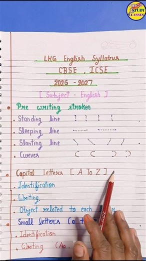Lkg English Syllabus 2026-27/ Lkg Syllabus Worksheet/ Syllabus Worksheet #lkgsyllabus #syllabus