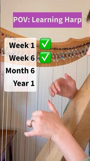 Harp Playing IMPROVEMENT in Just 1 Year