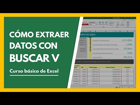 Usar la función BUSCARV de Excel: extraer datos de una lista o matriz 👩‍🏫 Tutorial Principiantes