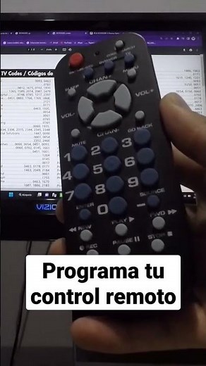I'll teach you how to program your remote control!!!