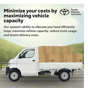 1K views · 56 reactions | Plan your load allocation with our vehicle route planning system and experience the benefit of maximizing vehicle capacity and potentially reducing delivery costs. Contact us via Messenger for any inquiries. #ToyotaMobilitySolutionsPhilippines | Toyota Mobility Solutions Philippines | Facebook