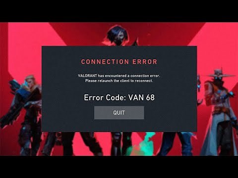 How to Fix the Valorant Error Code VAN 68 on Windows 11