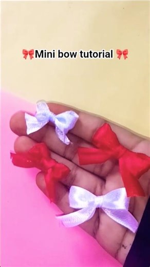 Mini dow tutorial 🎀✨#diy #art #craft #trending #youtubeshorts