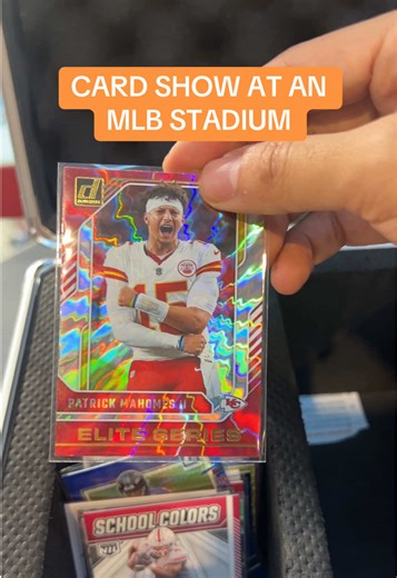 Sports card show at an MLB stadium
